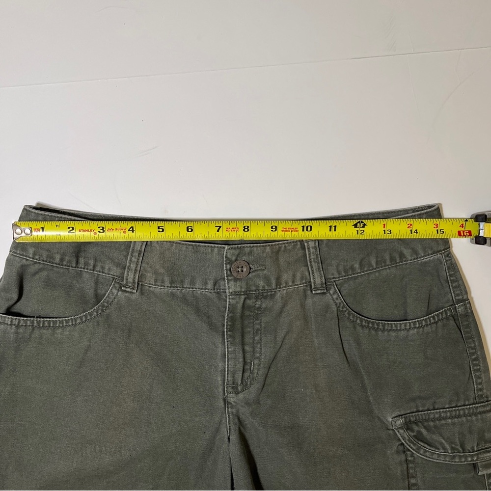 THE NORTH FACE Shorts Army Green Cotton Women’s Size 4 - Picture 8 of 9